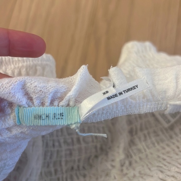 Urban Outfitters Top White Crop Top - Picture 5 of 6